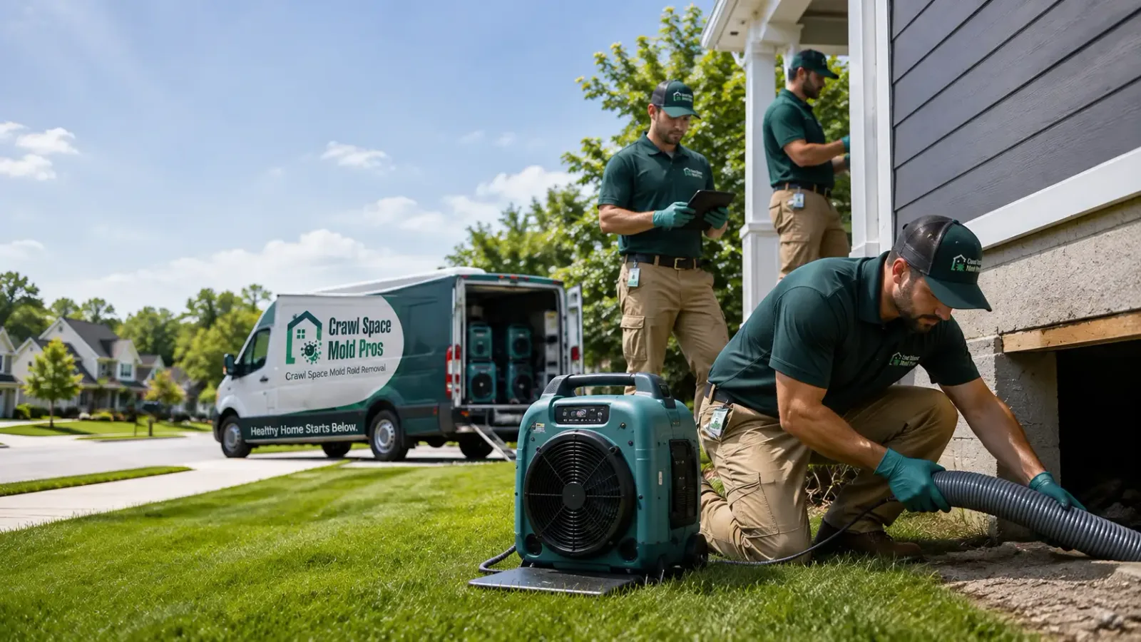 Crawl Space Mold Removal in Eden, NC